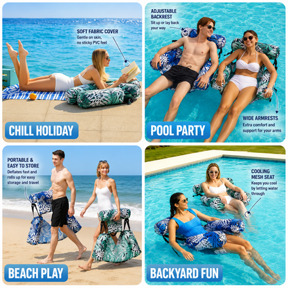AquaLure™ Inflatable Pool Chair